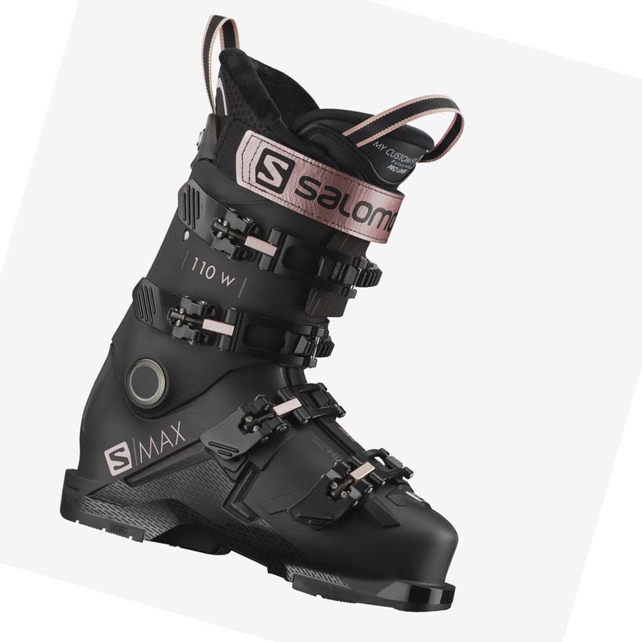 Botas Esqui Salomon S/MAX 110 Mujer Negros | MX 2072GSO